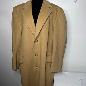Hart Schaffner Marx Men's Camel Trench Coat